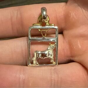 Sergio Bustamante Sterling Silver 925 Vintage Bull Taurus Zodiac Pendant Charm